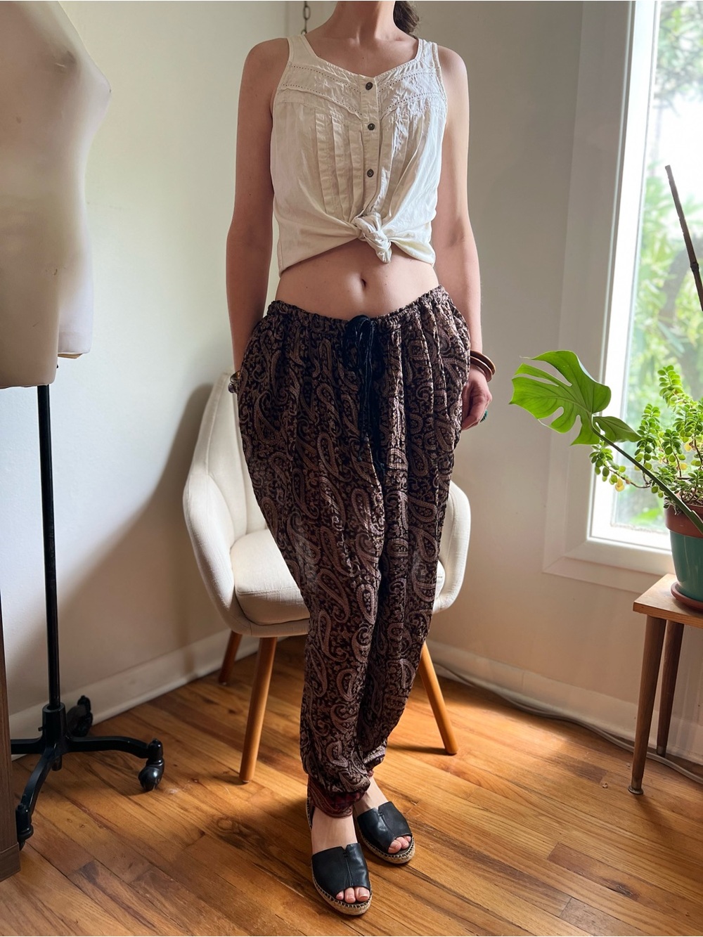 Indian Cotton Adini Vintage Harem Pants